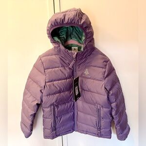 NWT: Girls XS Purple Hooded Insulated Jacket